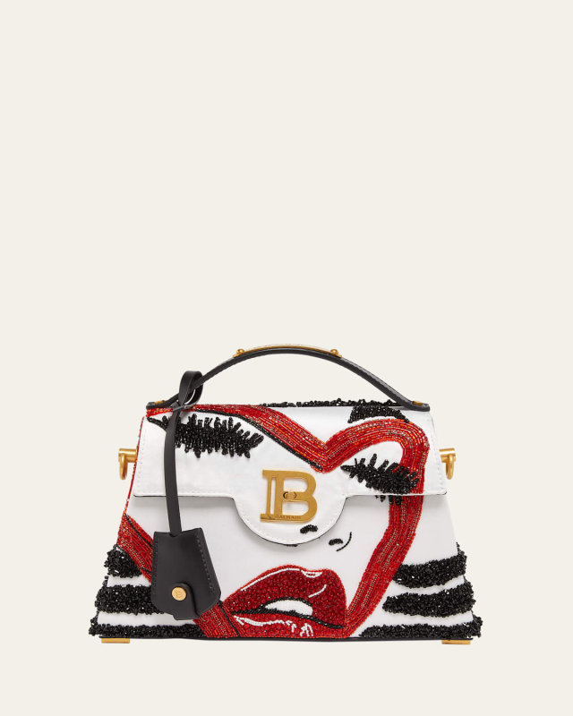 B-Buzz Dynasty Crossbody Bag in Make-Up Embellished Satin